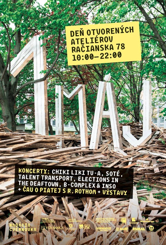 1.MÁJ – Deň otvorených ateliérov 2017 v kreatívnom centre v novej Cvernovke