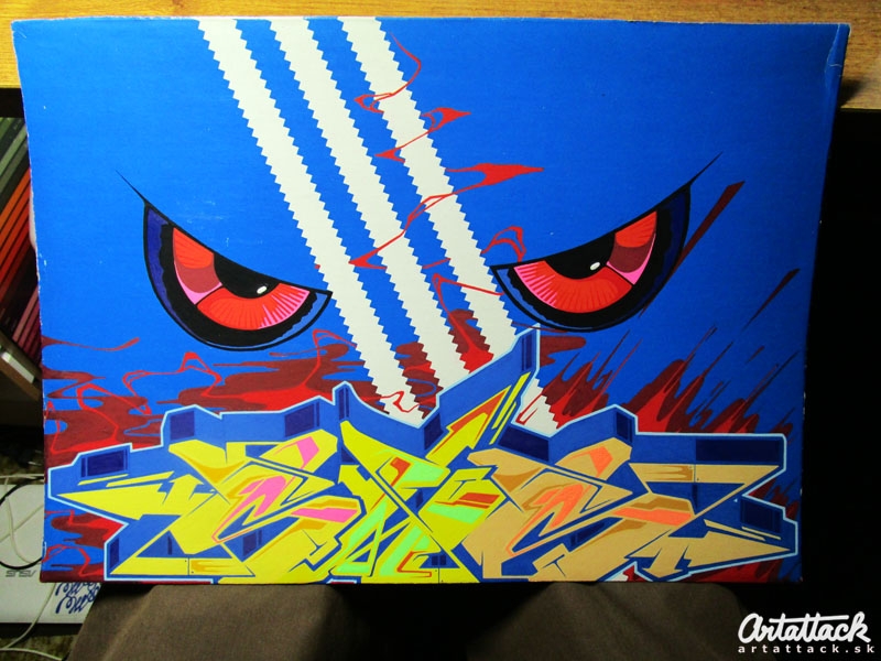 Blesk SMS - Ako vzniká graffiti sketch