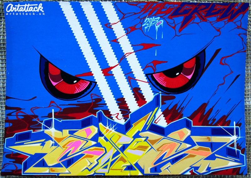 Blesk SMS - Ako vzniká graffiti sketch