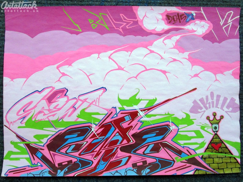 Blesk Graffiti Sketches 2012-2015