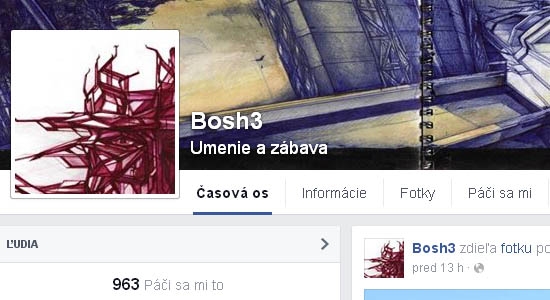 Facebook stránky Graffiti - Bosh3