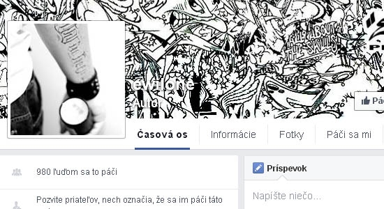 Facebook stránky Graffiti - ewilone