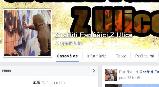 Facebook stránky Graffiti - Graffiti Fanúšici Z Ulice