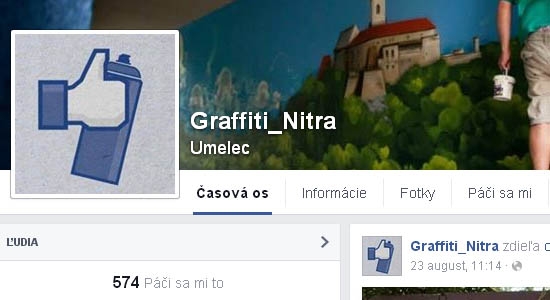 Facebook stránky Graffiti - Graffiti Nitra