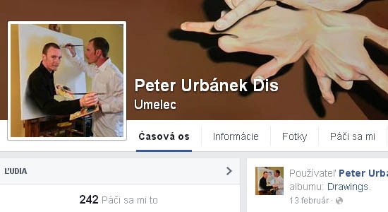 Facebook stránky Graffiti - Peter Urbánek Dis