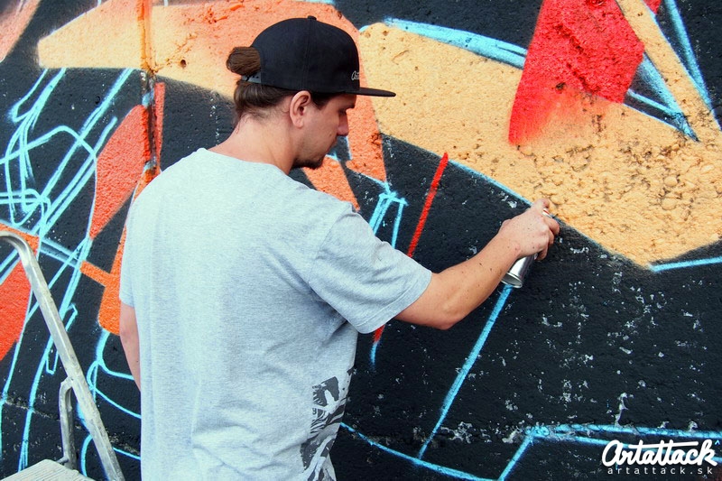 Graffiti Jam na Pražskej – GRAFCOM JAM Vol.1