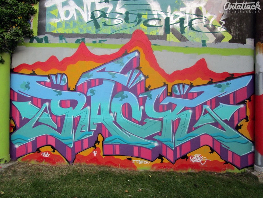 Graffiti jam v Trnave: Špačínská cesta 2017