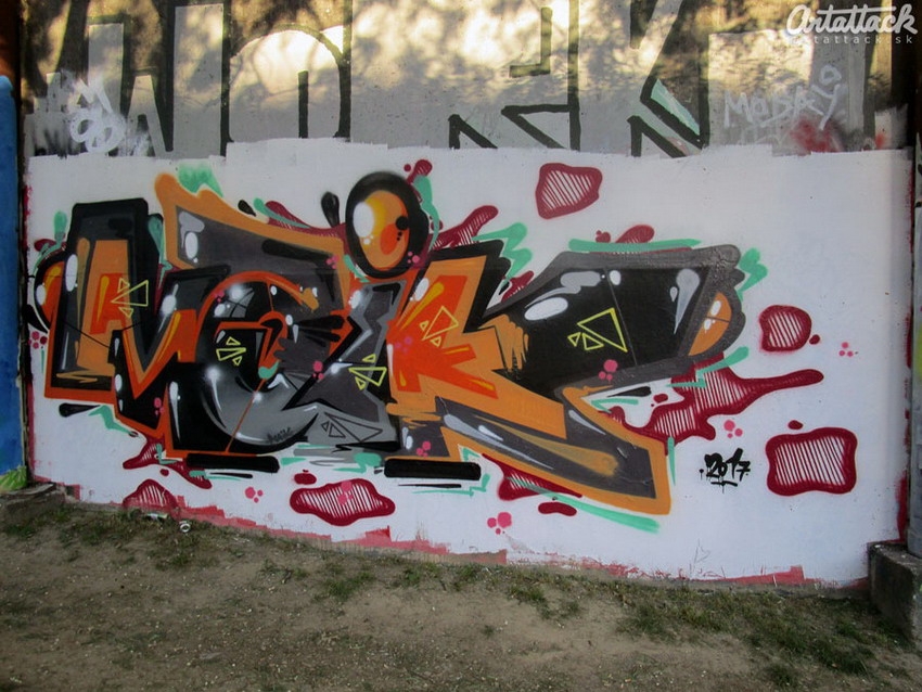 Graffiti jam v Trnave: Špačínská cesta 2017