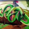 graffiti maľby, 3D maľby