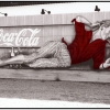 Graffiti reklama na Coca Cola