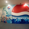Grafity reklama v interiéry - Pepsi