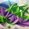 Grint 3D plastic graffiti