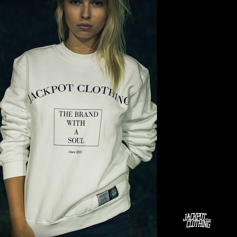 Jackpot Clothing - Mikina TBWS Biela