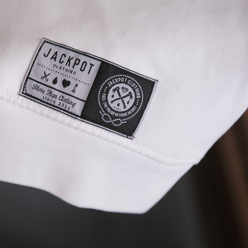 Jackpot Clothing - Mikina TBWS Biela