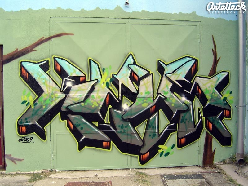 Keys graffiti