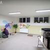 Maľba v priestoroch jedálne základnej školy