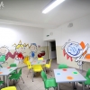 Maľba v priestoroch jedálne základnej školy