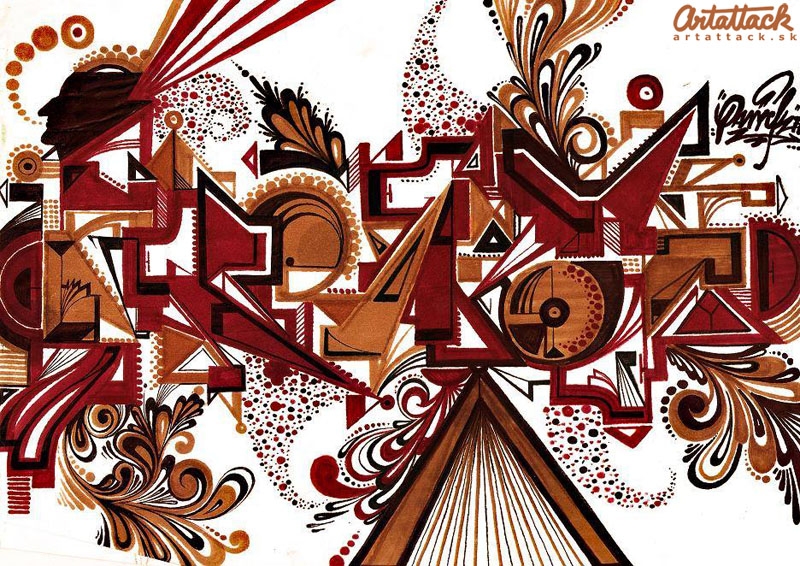 Panika71 Graffiti Sketch