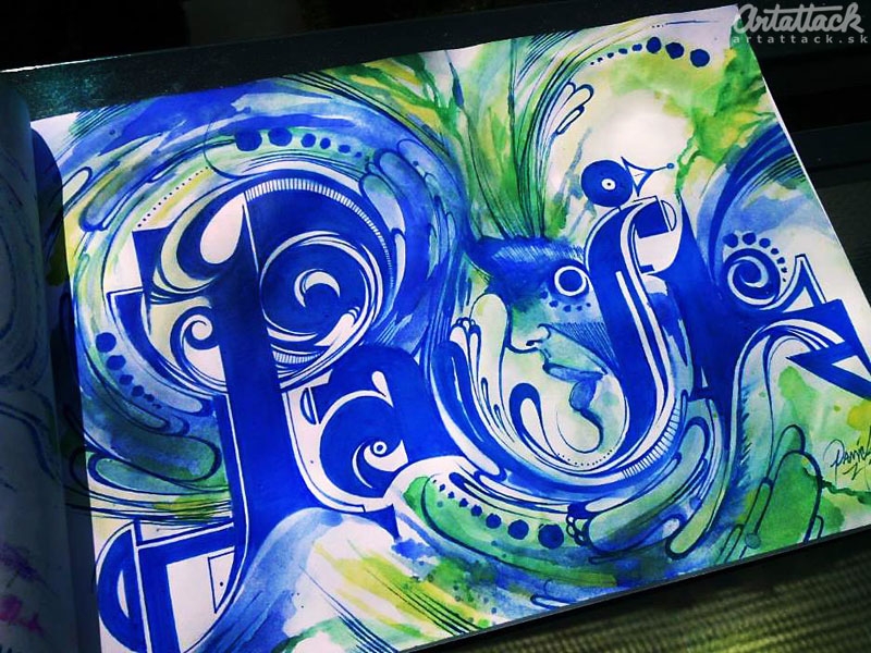 Panika71 Graffiti Sketch