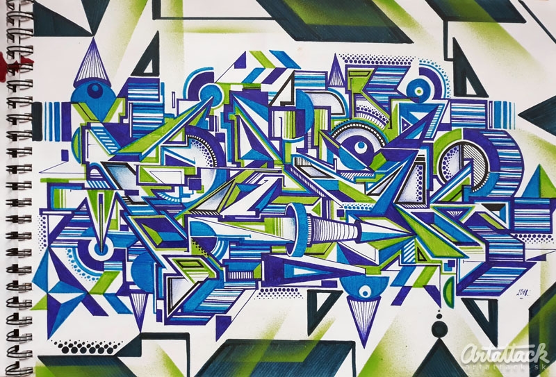 Panika grafity sketche 2018
