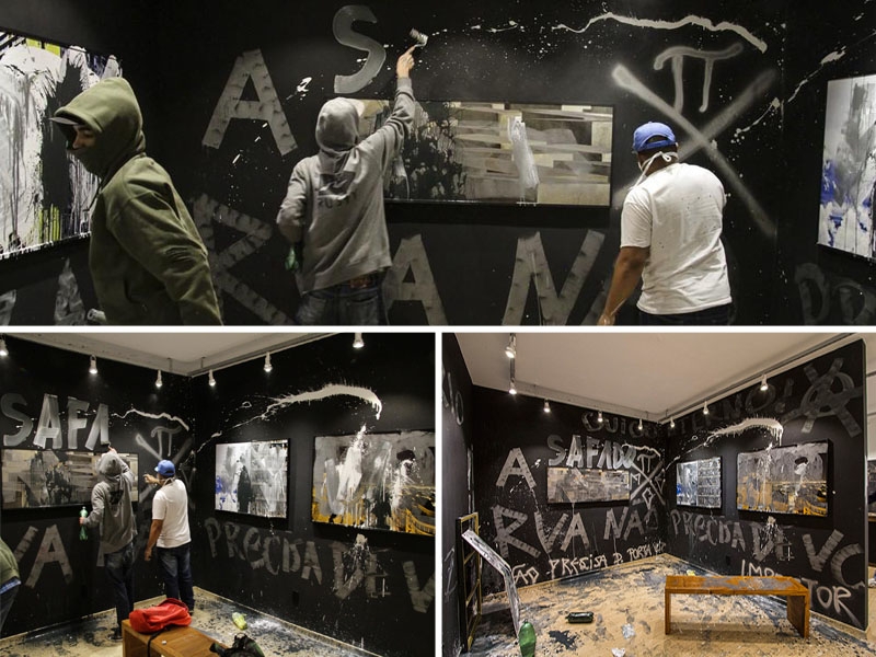 Pichação nie je graffiti ale forma revolty voči mestu