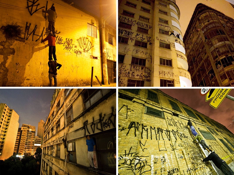Pichação nie je graffiti ale forma revolty voči mestu
