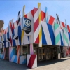 Geometrický prístup k maľbe - Maser Art, stanica metra Saint Laurent. Montreal 2016