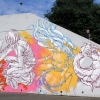 Figurálne motívy maľby - Mode2, stanica metra Vltavská, Praha, 2008