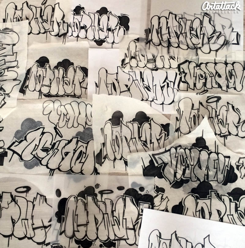 Topwar - Graffiti Sketches
