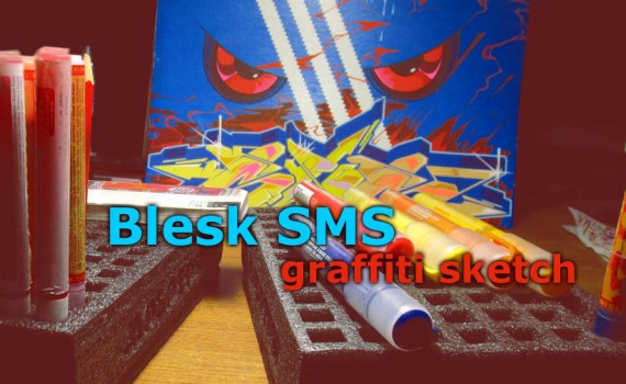 Blesk SMS - Ako vzniká graffiti sketch
