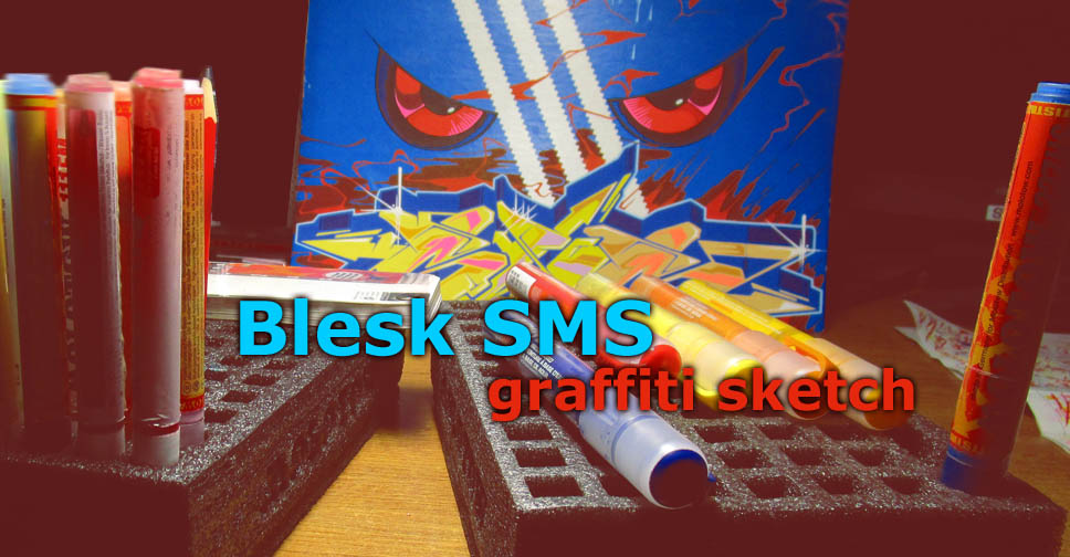 Blesk SMS - Ako vzniká graffiti sketch