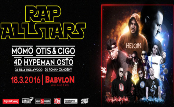 RAP ALL*STARS! - hviezdna noc slovenského rapu