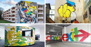 Umelecké diela sprejerov a štylizácie grafity malieb (2 časť)