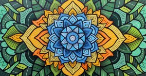 Maľovanie obrazu na zákazku - mandala